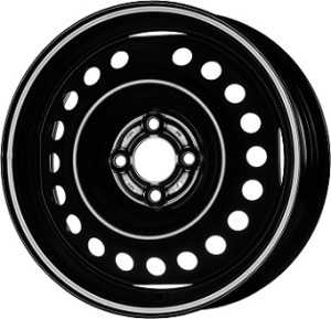 6,0X16 MW STEEL 16245 4/100 ET50 CH60,1 - Black
