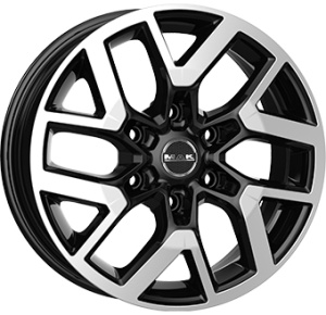 6,5X16 MAK GRAVEL 6/120 ET50 CH74,5 - Gloss Black / Polished