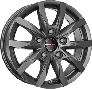 BORBET CW5 6X16 5X118 ET68 71.1 MISTRAL ANTHRACITE GLOSSY KBA-53713 497705
