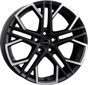 BORBET XV 8.5X19 5X112 ET45 72.5 BLACK POLISHED MATT KBA-55540 498184