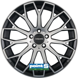 CARMANI 22 8X19 5X112 ET37 66.6 SCHWARZ GLANZ VOLLPOL.