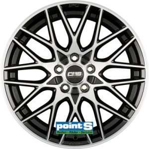 CMS C25 9X20 5X112 ET44.9 66.5 DIAMOND BLACK GLOSS KBA-53331 M+S