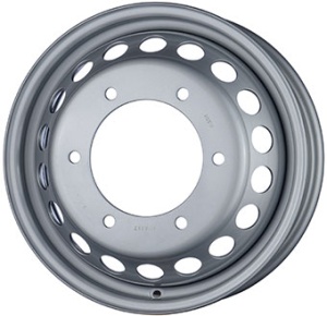 5,5X16 MW STEEL 16180 6/205 ET117 CH161,1 - Silver