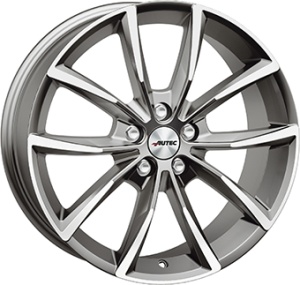 8,0X18 AUTEC ASTANA 5/108 ET55 CH63,4 - Titanium / Polished