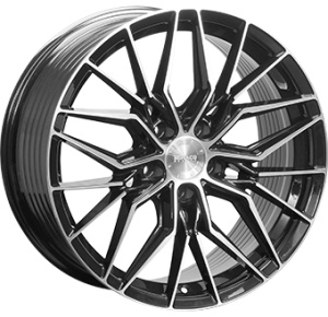 8,0X18 MONACO WHEELS FF2 5/114,3 ET40 CH67,1 - Gloss Black / Polished