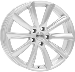 8,5X19 MONACO WHEELS GP6 5/114,3 ET40 CH64,1 - Silver