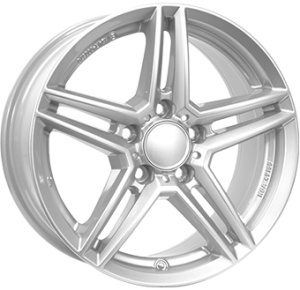 9,5X19 RIAL M10 5/112 ET25 CH66,6 - Silver