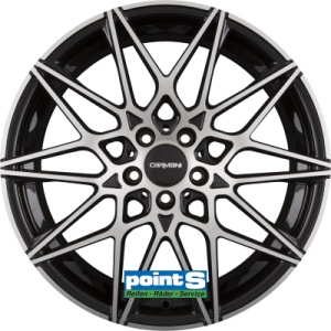 CARMANI 18 8X19 5X120 ET35 72.6 SCHWARZ GLANZ VOLLPOL.