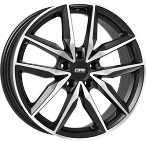 CMS C28 7X17 5X100 ET40 57.1 DIAMOND BLACK GLOSS KBA-52366 M+S