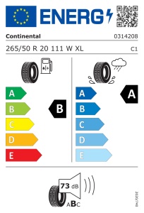 CONTINENTAL 265/50 R20 111W XL PREMIUM CONTACT 7 - Img 4