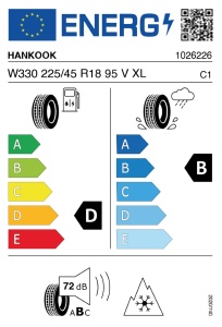 HANKOOK 225/45 R18 95V XL M+S WINTER I*CEPT EVO3 W330 - Img 2
