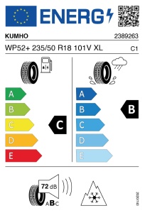 KUMHO 235/50 R18 101V XL M+S WP52+ - Img 3