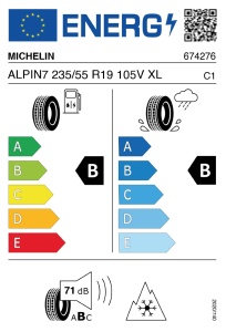 MICHELIN ALPIN 7 XL 235/55 R19 - Img 2