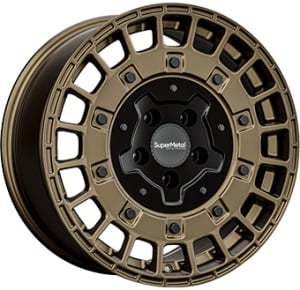 7,5X17 SUPERMETAL RIG 5/160 ET50 CH65,1 - Bronze / Dual Black