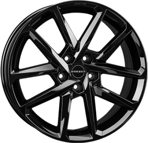 BORBET N 7X17 4X100 ET38 64 BLACK GLOSSY KBA-54499 M+S 497995