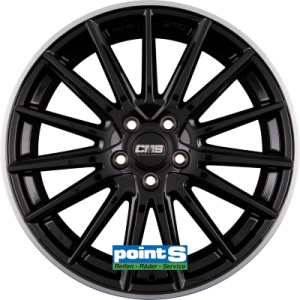 CMS C23 8X19 5X112 ET30.1 66.5 DIAMOND RIM BLACK GLOSS KBA-51516 M+S