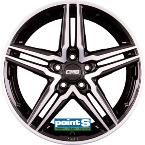 CMS C29 8.5X20 5X112 ET30 66.5 DIAMOND BLACK GLOSS KBA-53095 M+S
