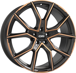 CMS C33 8.5X20 5X112 ET40 66.5 DIAMOND BLACK COPPER KBA-54248 M+S