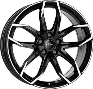 RIAL LUCCA 8X19 5X115 ET45 70.2 DIAMOND-BLACK FRONTPOLISHED KBA-51892 M+S