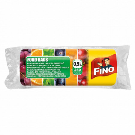 Pungi alimentare Fino 0,5l 16,5cmx22cm 250buc