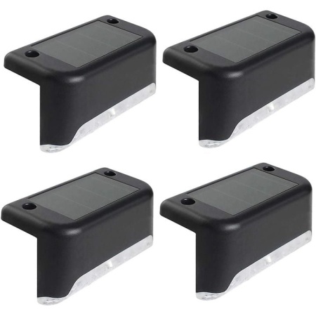 Lampa Solara 4/Set, pentru Trepte, Impermeabila, Multicolora, 4x3x7 cm
