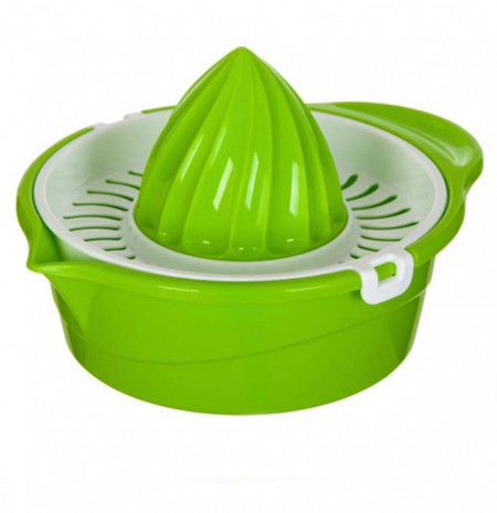 Storcator citrice, manual, plastic, verde/ alb