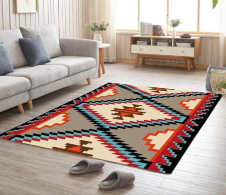 Covor pentru living, model romb