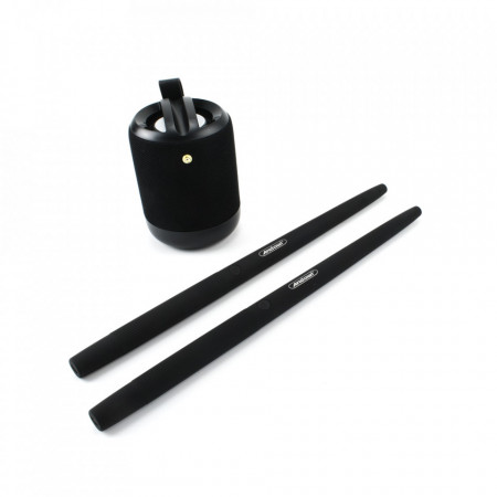 Set de tobe wireless Andowl Q-GU2 cu difuzor portabil – negru
