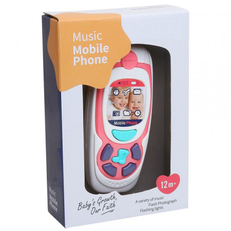 Telefon cu butoane pentru bebelusi