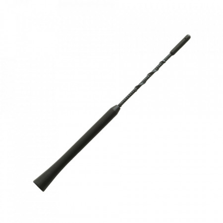 ANTENA AUTO EXTERIOR NEAGRA 24CM CU 2 ADAPTOARE (5-6MM)