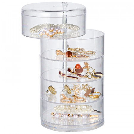Organizator accesorii rotativ, 5 compartimente,