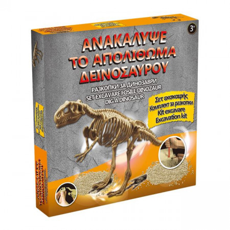 Set creativ copii pentru descoperire fosile dinozaur