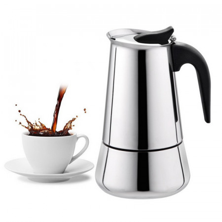 Cafetiera expresso pentru aragaz, 12 cesti, 1l