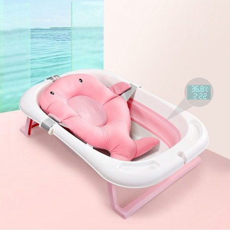 Cadita pliabila cu perna ergonomica, termometru
