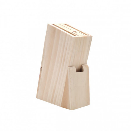 Suport din lemn de bambus pentru cutite, 16x22 cm