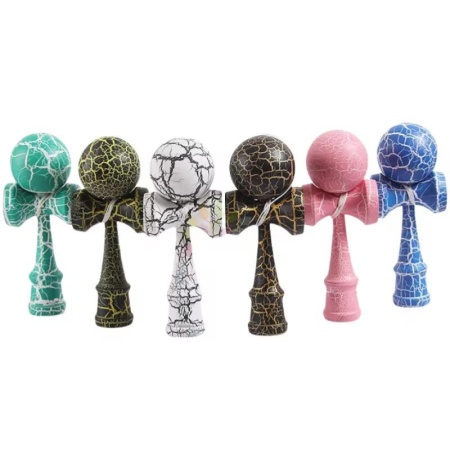 Kendama profesională din lemn de fag – 18 cm, multiple culori