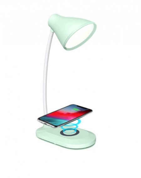Lampa cu incarcator wireless si 3 nivele de iluminare