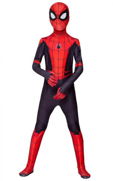 Costum carnaval cu mască – model roșu/negru, copil