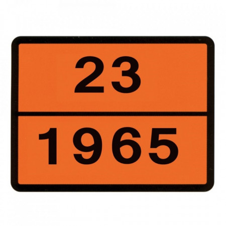 PLACA ADR 23-1965 30X40 CM LPG HICO