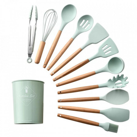 Set ustensile silicon gatit bucatarie