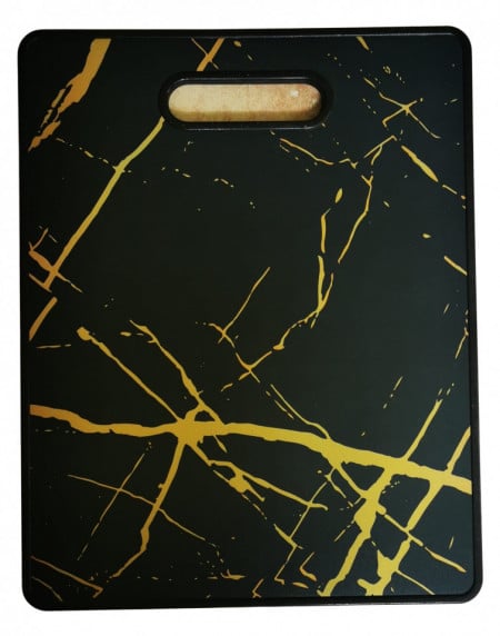 Tocator negru/auriu 37.5x30 cm