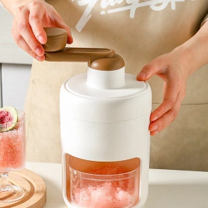 Aparat de maruntit gheata, Mini masina manuala pentru gheata, Smoothie maker, Compact, Multifunctional, Smoothie, Otel - Img 3
