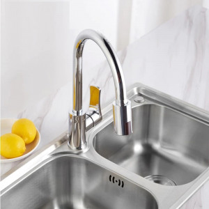 Cap robinet Smart cu senzor de miscare, cromat - Img 5