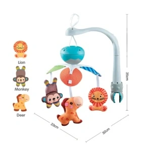 Carusel mobil cu 3 figurine, pentru patut sau carucior, Bedside Bell - Img 2