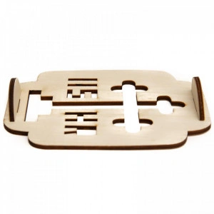 Forma pentru ornat coliva, lemn, 14.5 cm - Img 3