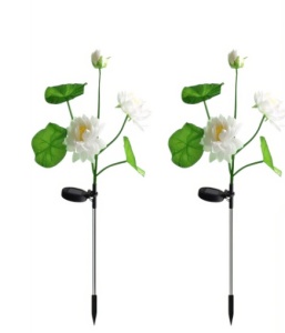 Lampa Solara 2/set Model Floare 73cm, Diferite Culori - Img 1