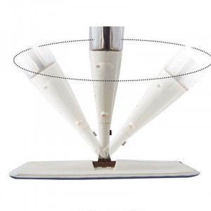 Mop magic cu pulverizator si rezervor apa, uscare rapida, rotatie 360°, Blu - Img 3