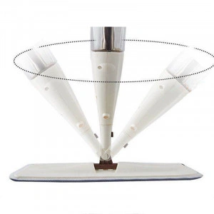 Mop magic cu pulverizator si rezervor apa, uscare rapida, rotatie 360°, Blu - Img 3