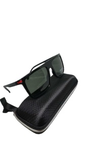 Ochelari de soare, Unisex, filtru de protectie UV 400, cu toc inclus, P9025C4 - Img 1