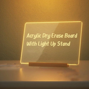 Panou de lumina LED acrilic, transparent - Img 3